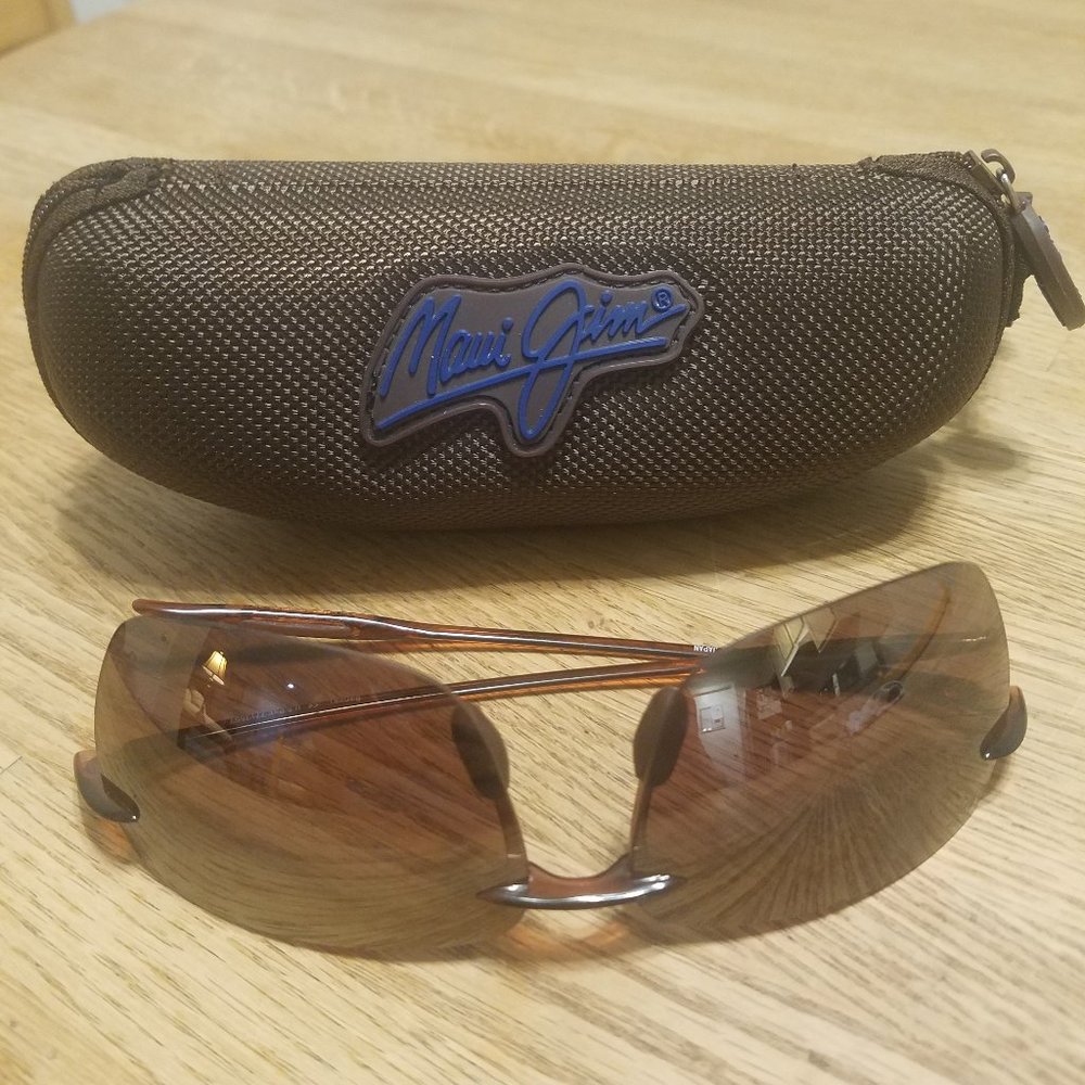 **PRICE DROP**Maui Jim MJ-425-26 Banzai Rootbeer Frame Polarized Lens Sunglasses